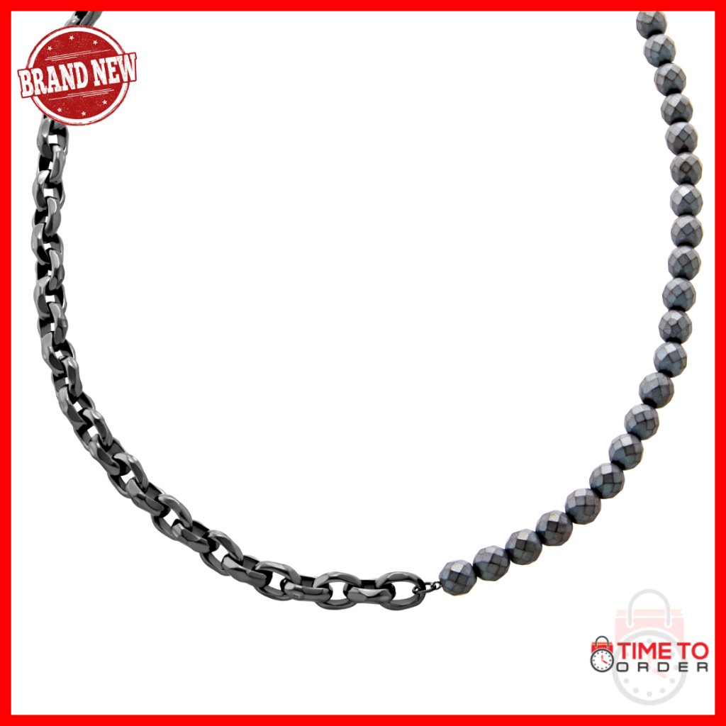 Men's Stainless Steel Dog Tag Necklace With Lobster Clasp